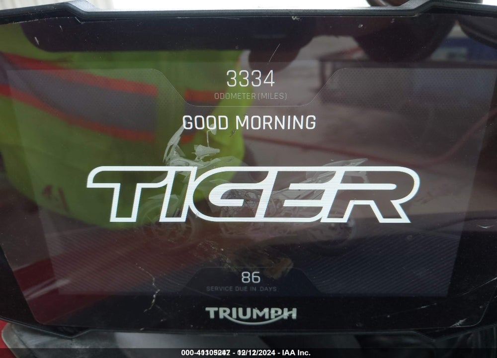 2024 TRIUMPH MOTORCYCLE TIGER 900 GT ARAGON EDITION VIN: SMTE64DF7RTBN8300