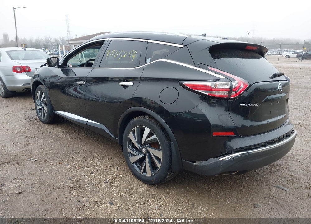 2015 NISSAN MURANO PLATINUM VIN: 5N1AZ2MH5FN256678