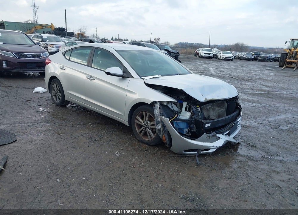 2018 HYUNDAI ELANTRA SEL VIN: 5NPD84LF3JH258132