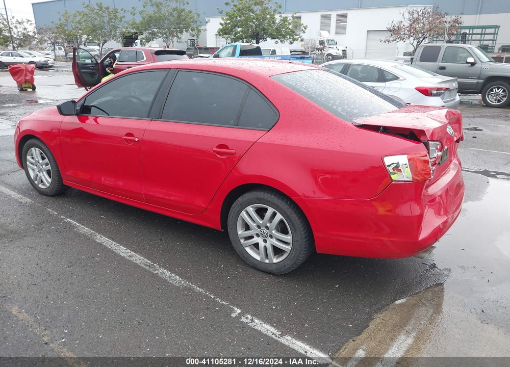 2012 VOLKSWAGEN JETTA 2.0L S VIN: 3VW2K7AJ6CM375036