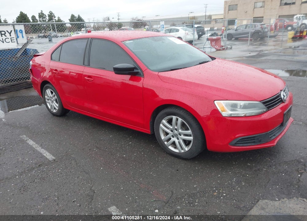 2012 VOLKSWAGEN JETTA 2.0L S VIN: 3VW2K7AJ6CM375036