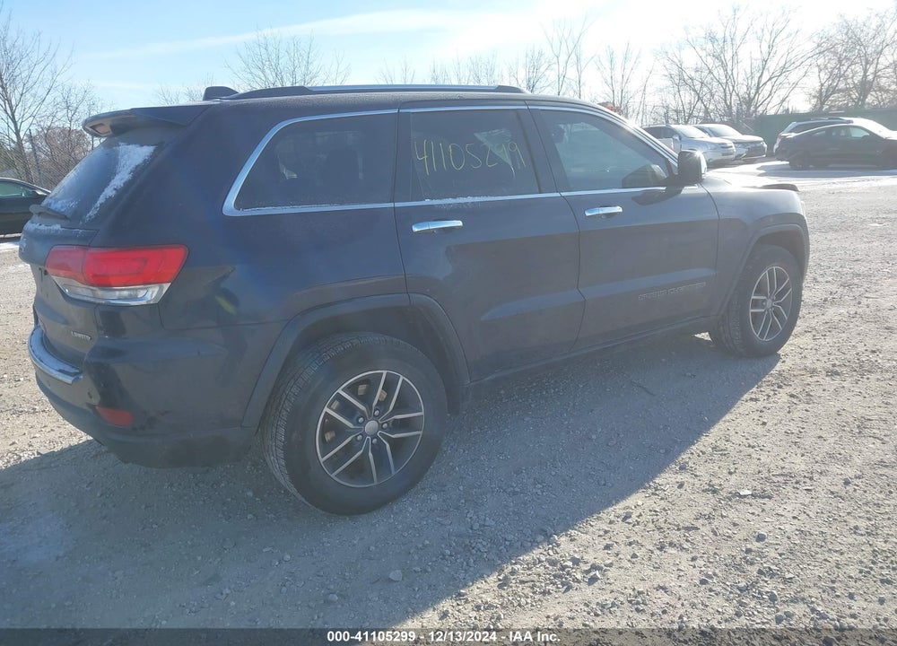 2017 JEEP GRAND CHEROKEE LIMITED 4X4 VIN: 1C4RJFBG9HC908877