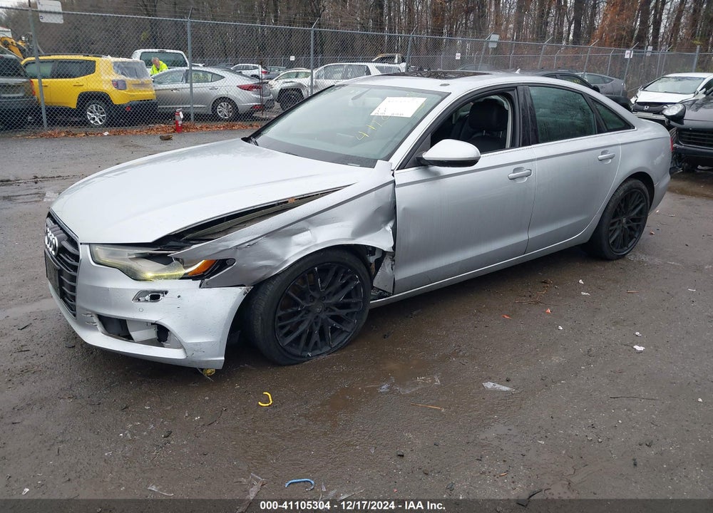 2014 AUDI A6 VIN: WAUGFAFC7EN138825