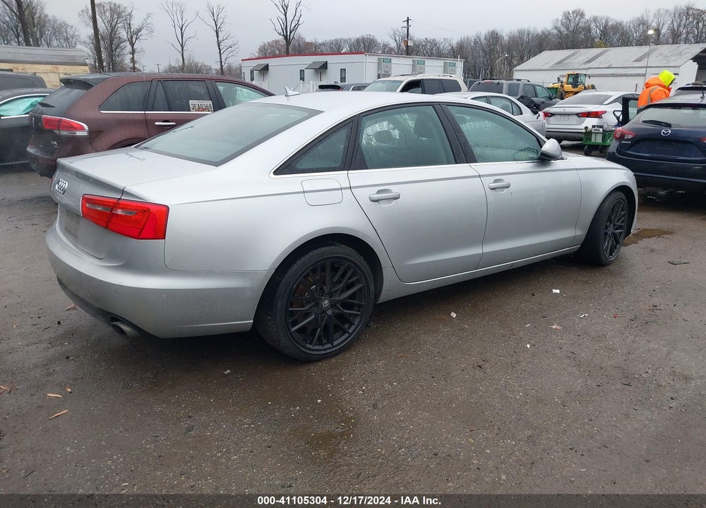 2014 AUDI A6 VIN: WAUGFAFC7EN138825