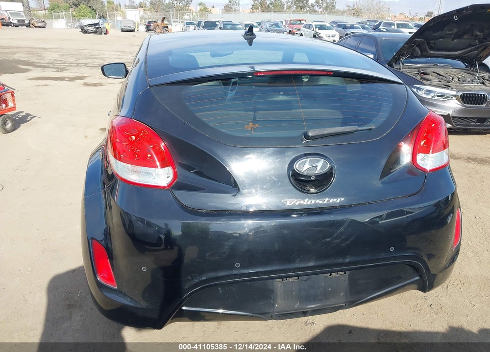2013 HYUNDAI VELOSTER BASE W/BLACK VIN: KMHTC6AD0DU141377