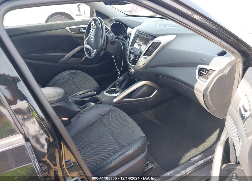 2013 HYUNDAI VELOSTER BASE W/BLACK VIN: KMHTC6AD0DU141377