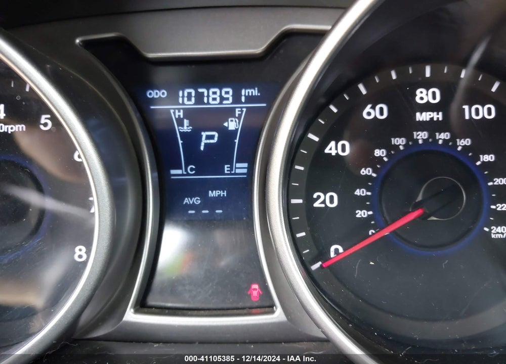 2013 HYUNDAI VELOSTER BASE W/BLACK VIN: KMHTC6AD0DU141377