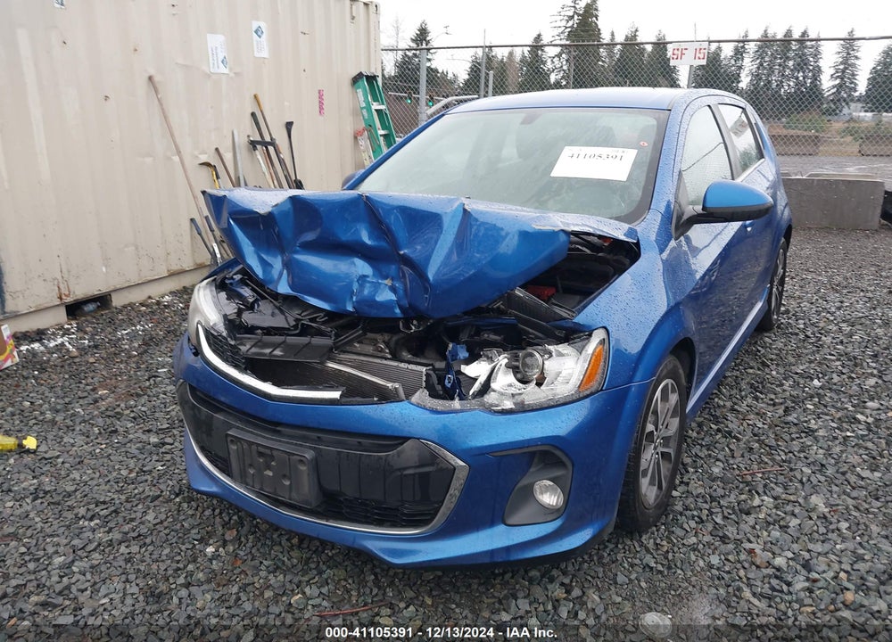 2017 CHEVROLET SONIC LT AUTO VIN: 1G1JD6SB7H4120417