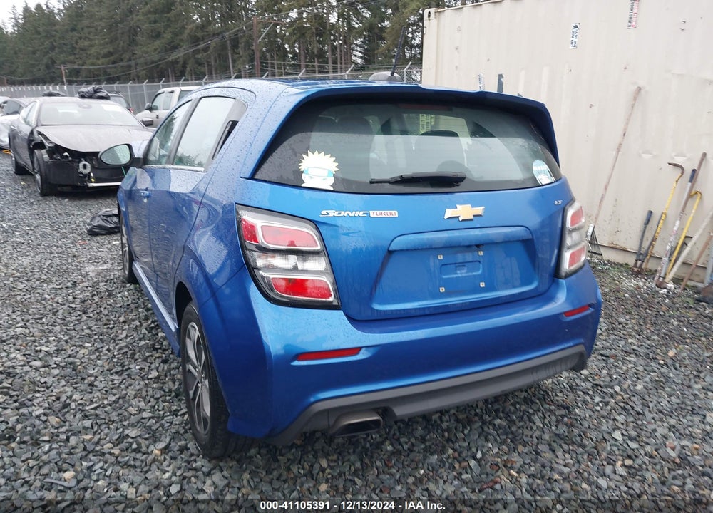 2017 CHEVROLET SONIC LT AUTO VIN: 1G1JD6SB7H4120417