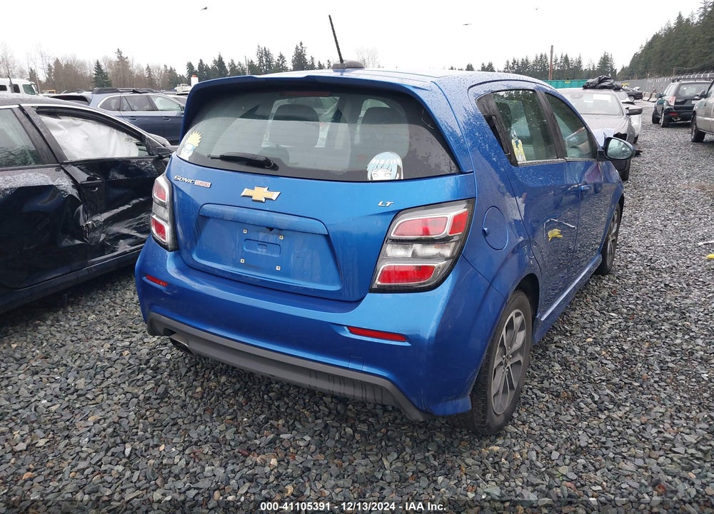 2017 CHEVROLET SONIC LT AUTO VIN: 1G1JD6SB7H4120417