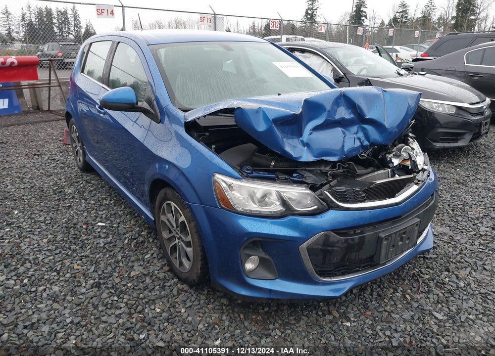 2017 CHEVROLET SONIC LT AUTO VIN: 1G1JD6SB7H4120417