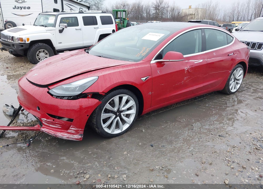 2020 TESLA MODEL 3 LONG RANGE DUAL MOTOR ALL-WHEEL DRIVE VIN: 5YJ3E1EB5LF588966
