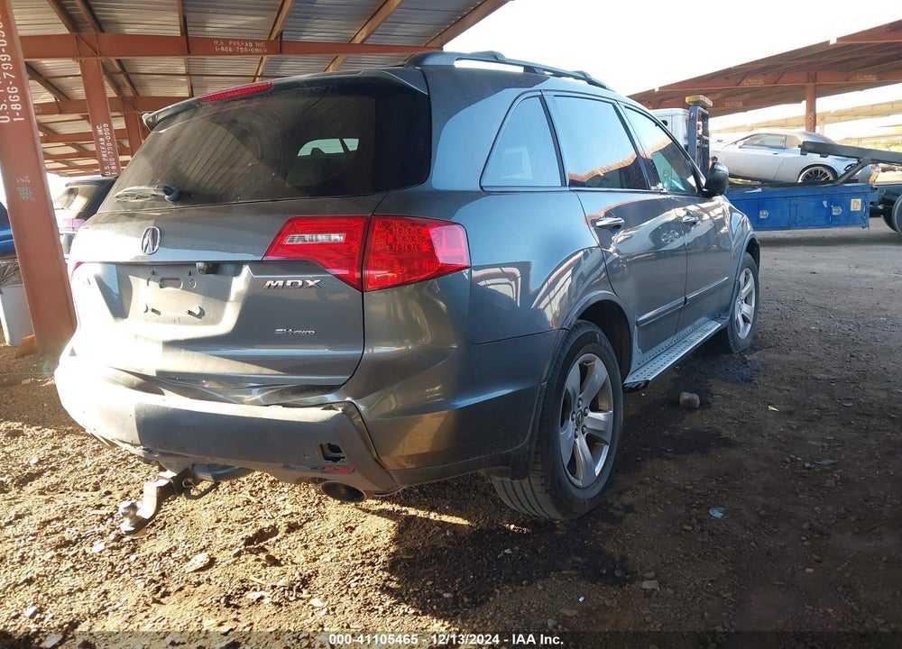 2007 ACURA MDX SPORT PACKAGE VIN: 2HNYD28847H508677
