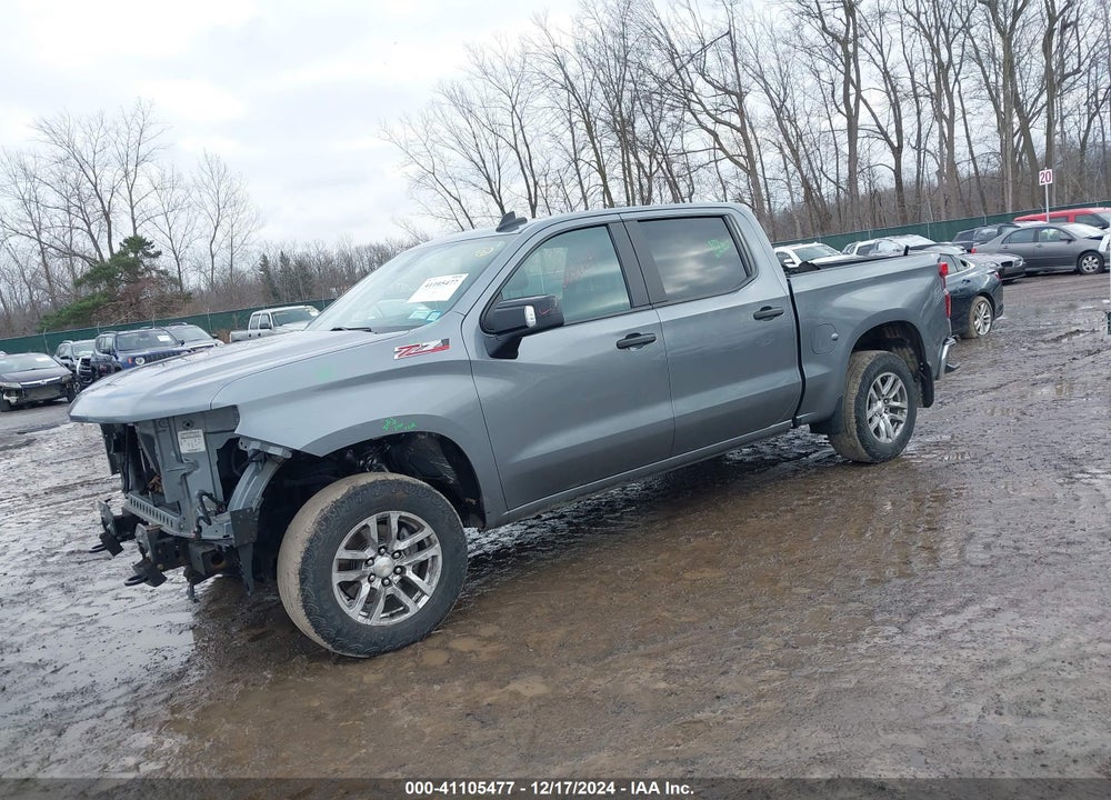 2021 CHEVROLET SILVERADO 1500 4WD SHORT BED WT VIN: 3GCUYAEF6MG288489