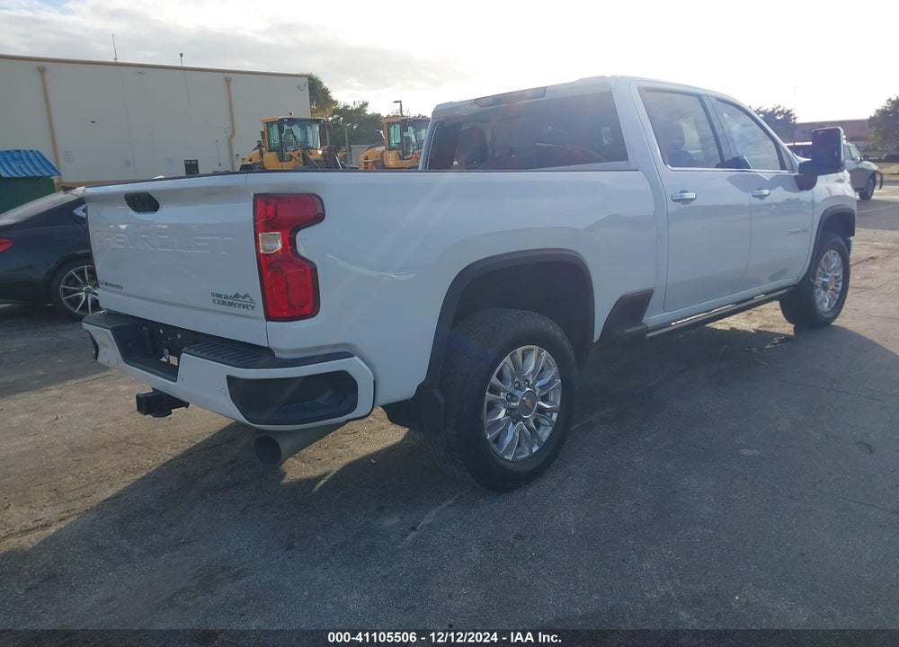 2022 CHEVROLET SILVERADO 2500HD 4WD STANDARD BED HIGH COUNTRY VIN: 1GC4YREY5NF267765