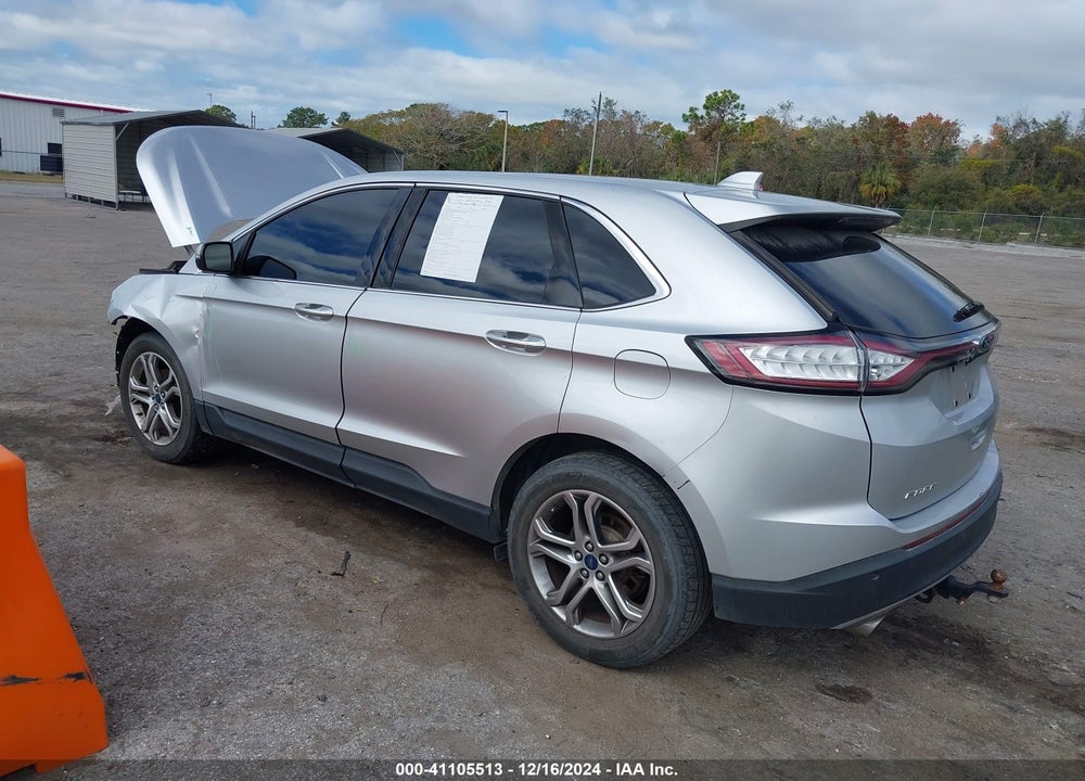 2016 FORD EDGE TITANIUM VIN: 2FMPK3K97GBB30125