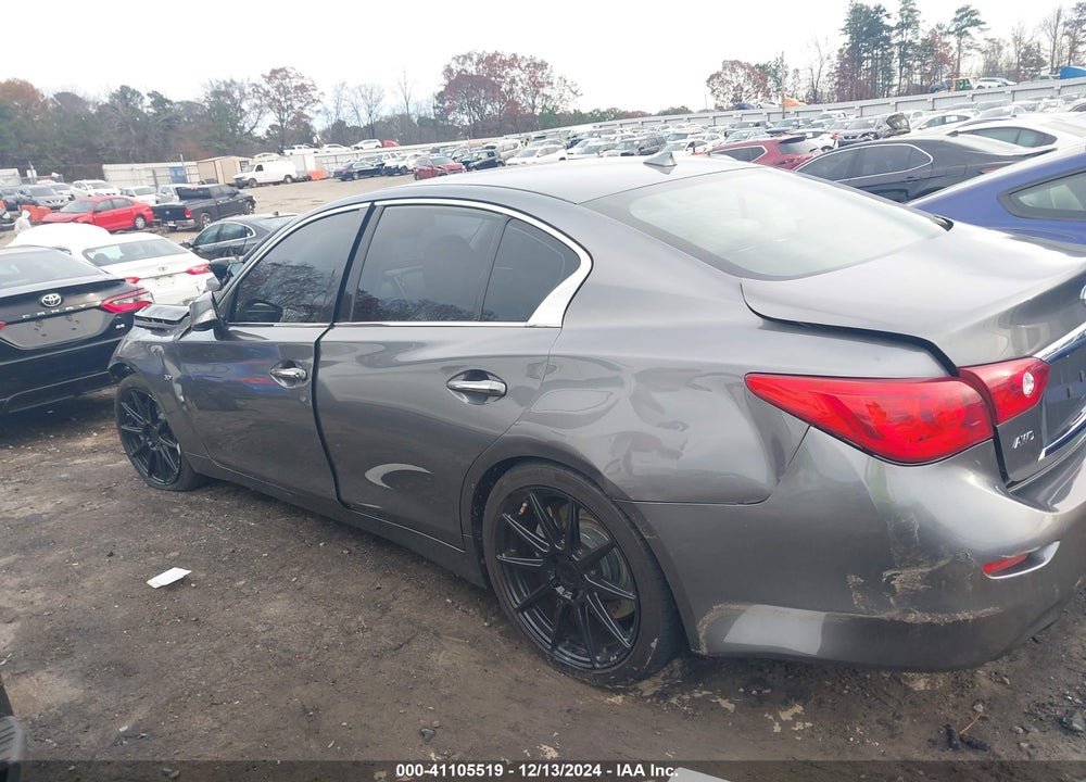 2015 INFINITI Q50 SPORT VIN: JN1BV7ARXFM402693