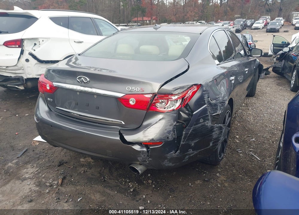 2015 INFINITI Q50 SPORT VIN: JN1BV7ARXFM402693