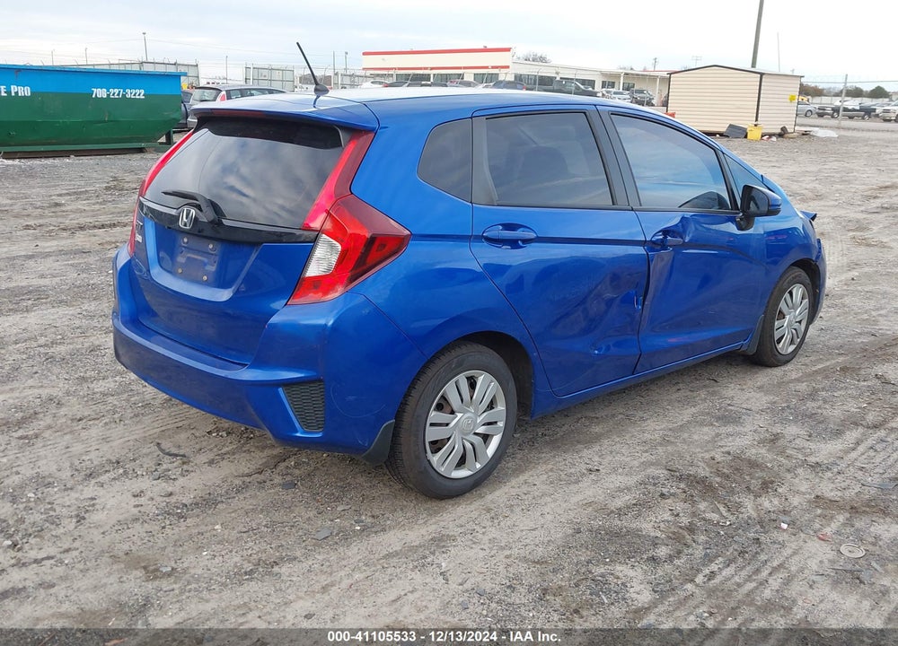 2017 HONDA FIT LX VIN: JHMGK5H54HS022894