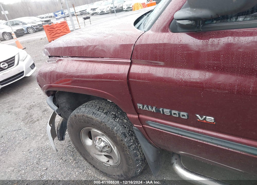 2000 DODGE RAM 1500 ST VIN: 3B7HF12ZXYG125551