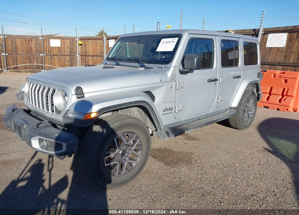 2024 JEEP WRANGLER 4-DOOR SAHARA 4X4 VIN: 1C4PJXEN9RW129342