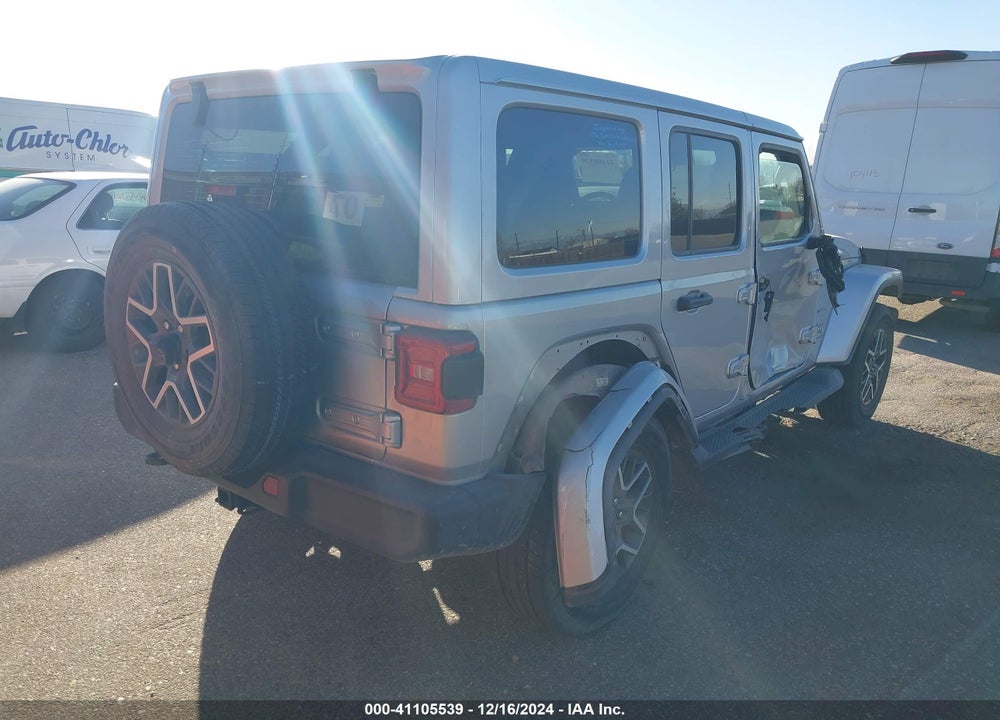 2024 JEEP WRANGLER 4-DOOR SAHARA 4X4 VIN: 1C4PJXEN9RW129342