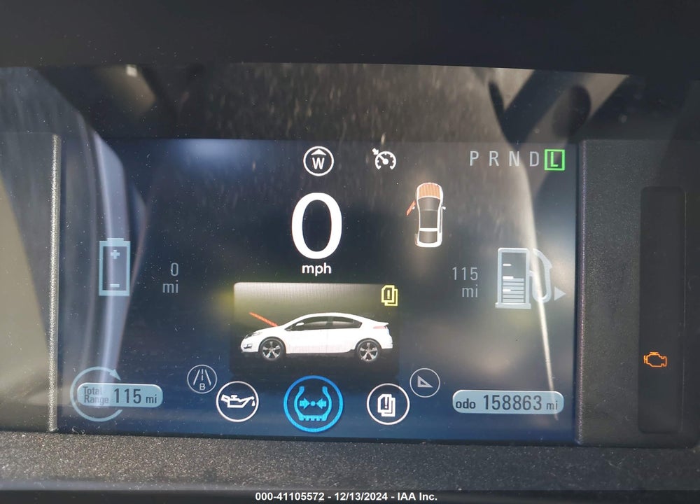 2012 CHEVROLET VOLT VIN: 1G1RD6E49CU112442