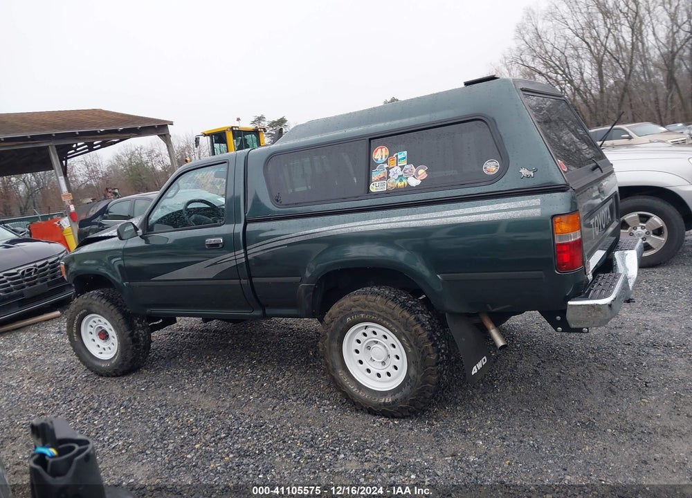 1993 TOYOTA PICKUP 1/2 TON SHORT WHLBSE DX VIN: 4TARN01P2PZ098969