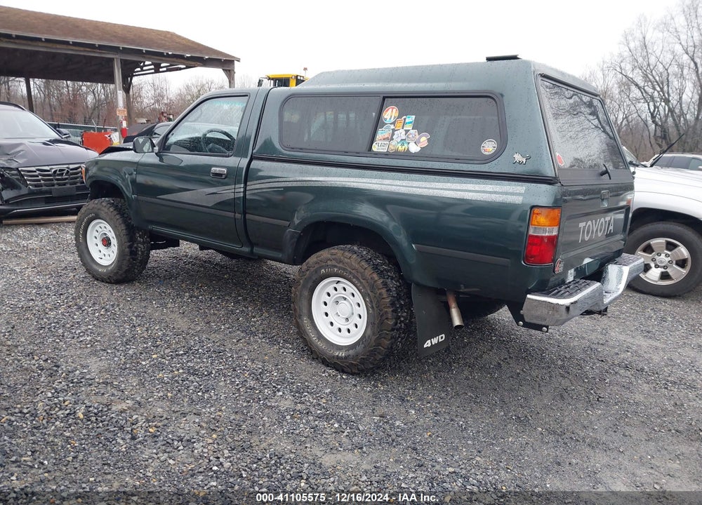 1993 TOYOTA PICKUP 1/2 TON SHORT WHLBSE DX VIN: 4TARN01P2PZ098969
