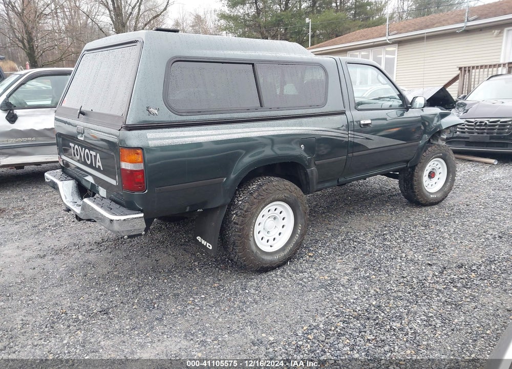 1993 TOYOTA PICKUP 1/2 TON SHORT WHLBSE DX VIN: 4TARN01P2PZ098969