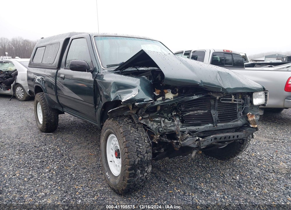 1993 TOYOTA PICKUP 1/2 TON SHORT WHLBSE DX VIN: 4TARN01P2PZ098969