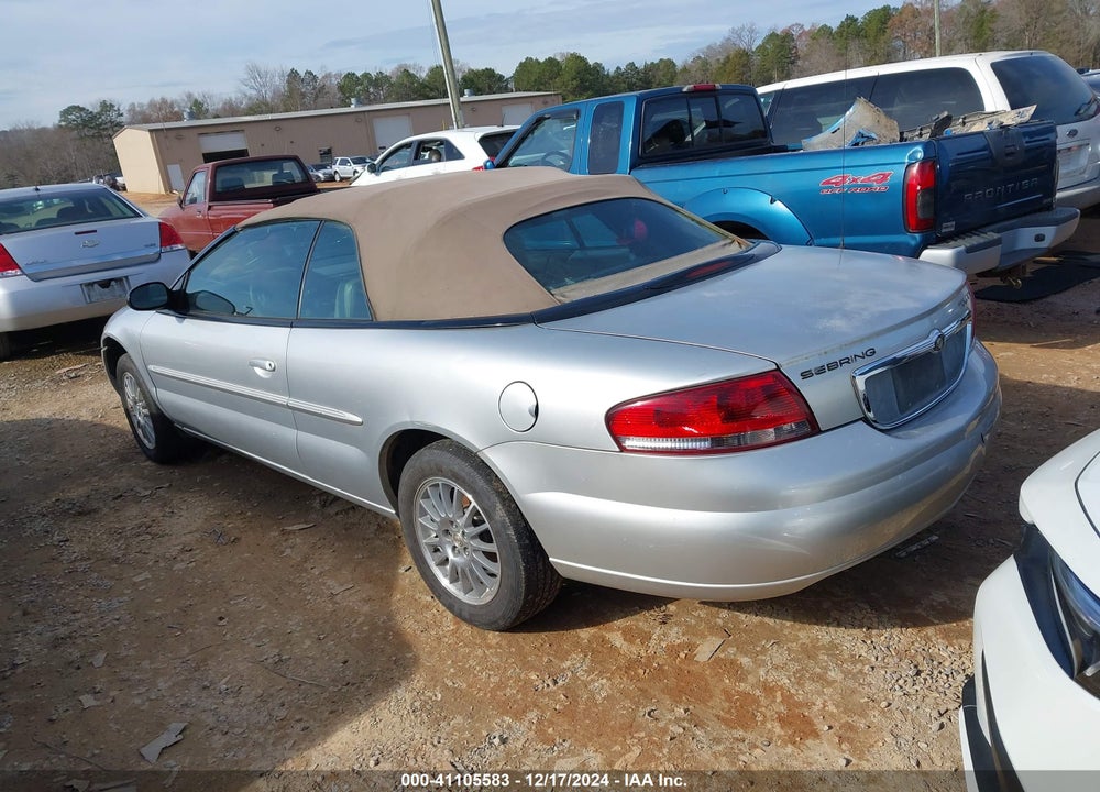 2006 CHRYSLER SEBRING TOURING VIN: 1C3EL55R06N285204