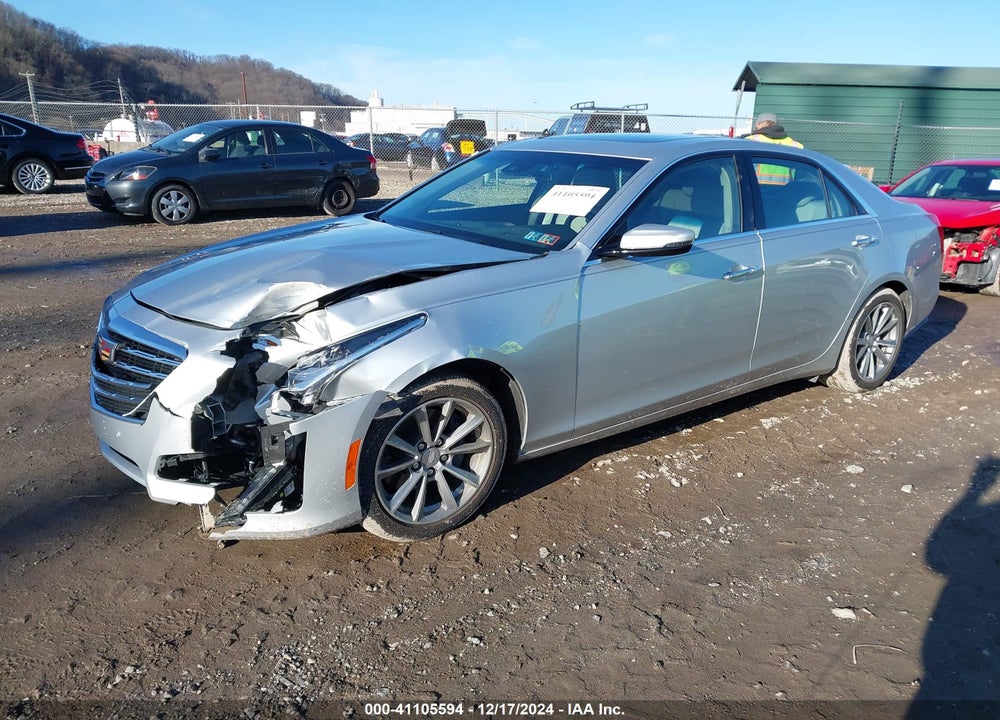 2017 CADILLAC CTS LUXURY VIN: 1G6AX5SSXH0216187