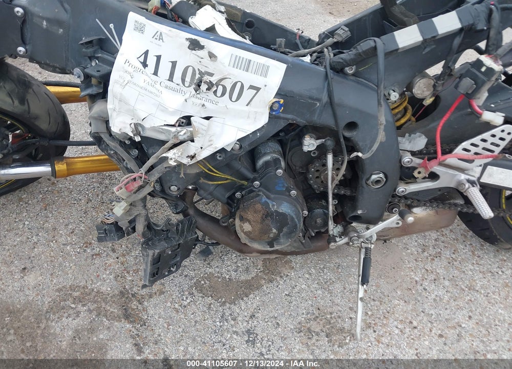 2008 YAMAHA YZFR6 VIN: JYARJ16E58A007265