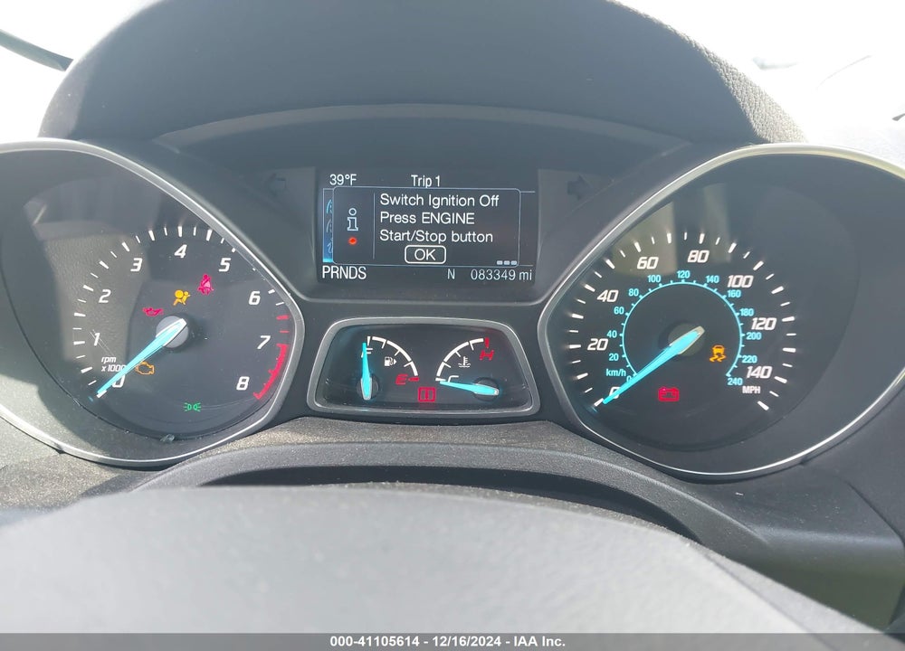 2016 FORD ESCAPE TITANIUM VIN: 1FMCU9J9XGUC88563