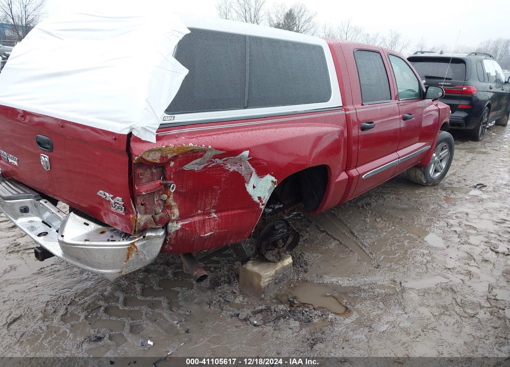 2008 DODGE DAKOTA VIN: 1D7HW58N58S602378
