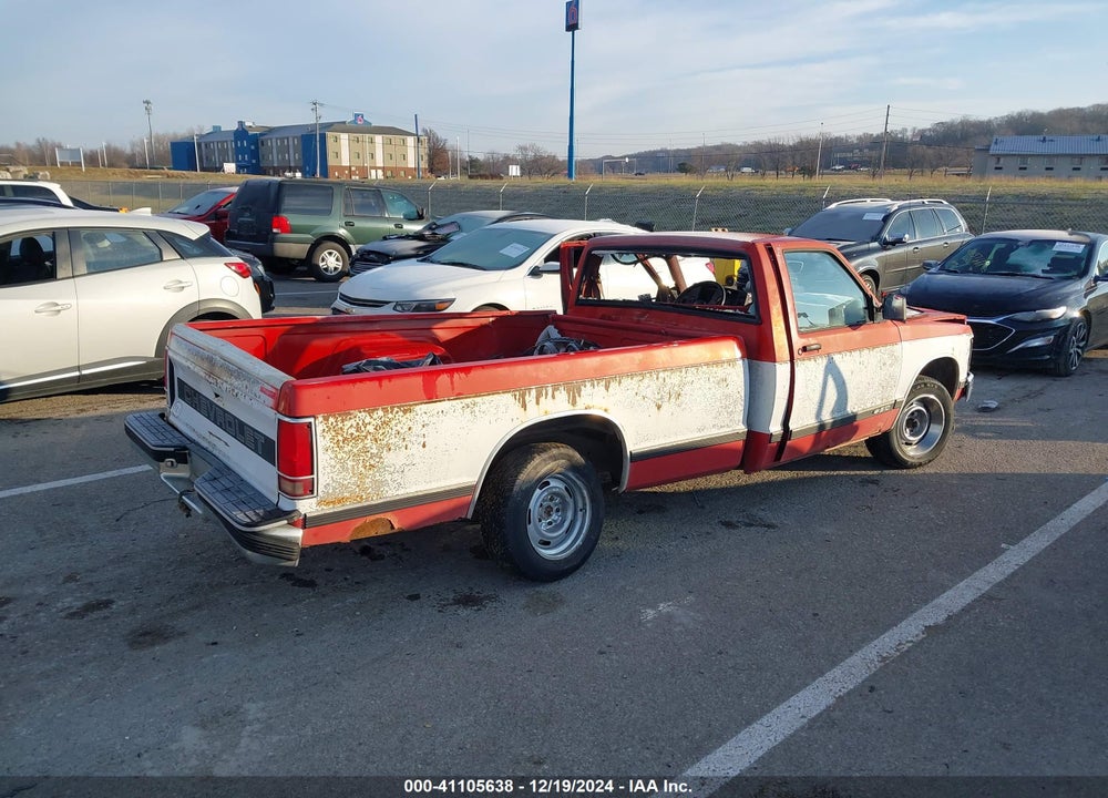 1991 CHEVROLET S TRUCK S10 VIN: 1GCCS14Z6M8200927