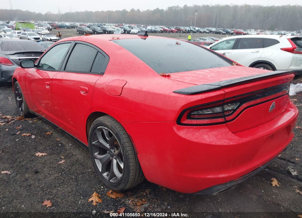 2015 DODGE CHARGER SXT VIN: 2C3CDXHG6FH826694