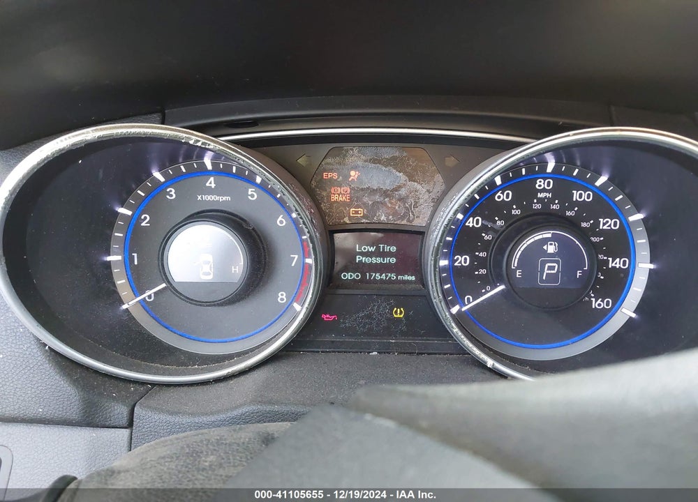 2012 HYUNDAI SONATA GLS VIN: 5NPEB4AC9CH314141