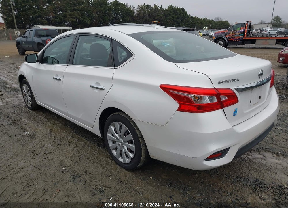 2017 NISSAN SENTRA SV VIN: 3N1AB7AP3HL675362