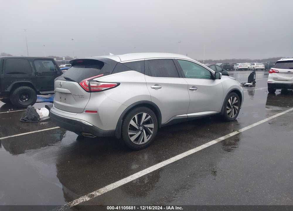 2015 NISSAN MURANO PLATINUM VIN: 5N1AZ2MH8FN209354