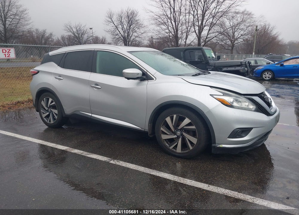 2015 NISSAN MURANO PLATINUM VIN: 5N1AZ2MH8FN209354