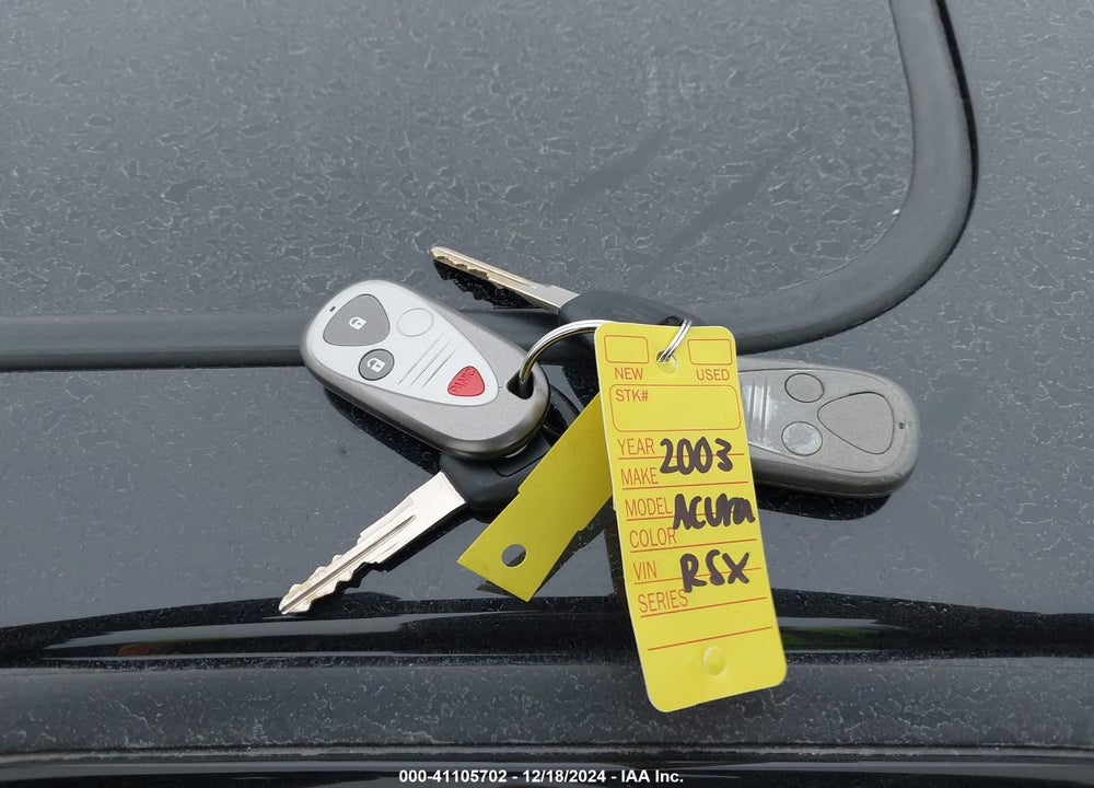 2003 ACURA RSX VIN: JH4DC538X3C006851