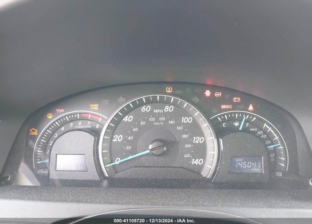 2013 TOYOTA CAMRY VIN: 4T1BF1FK6DU666411
