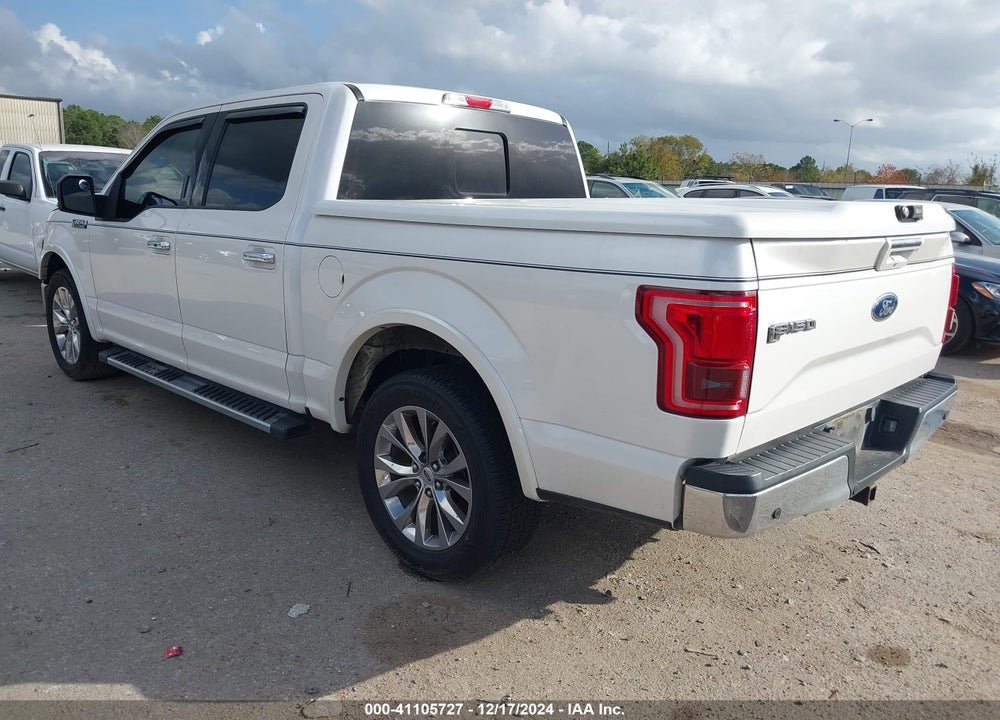2017 FORD F-150 LARIAT VIN: 1FTEW1CF5HKC16405