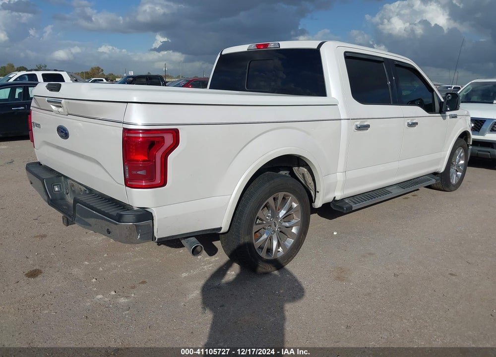 2017 FORD F-150 LARIAT VIN: 1FTEW1CF5HKC16405
