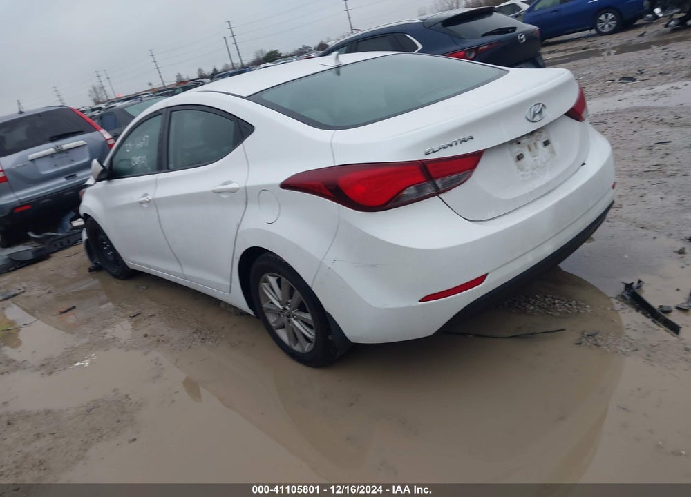 2015 HYUNDAI ELANTRA SE VIN: 5NPDH4AE0FH604641