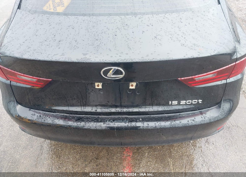 2016 LEXUS IS 200T VIN: JTHBA1D24G5001929