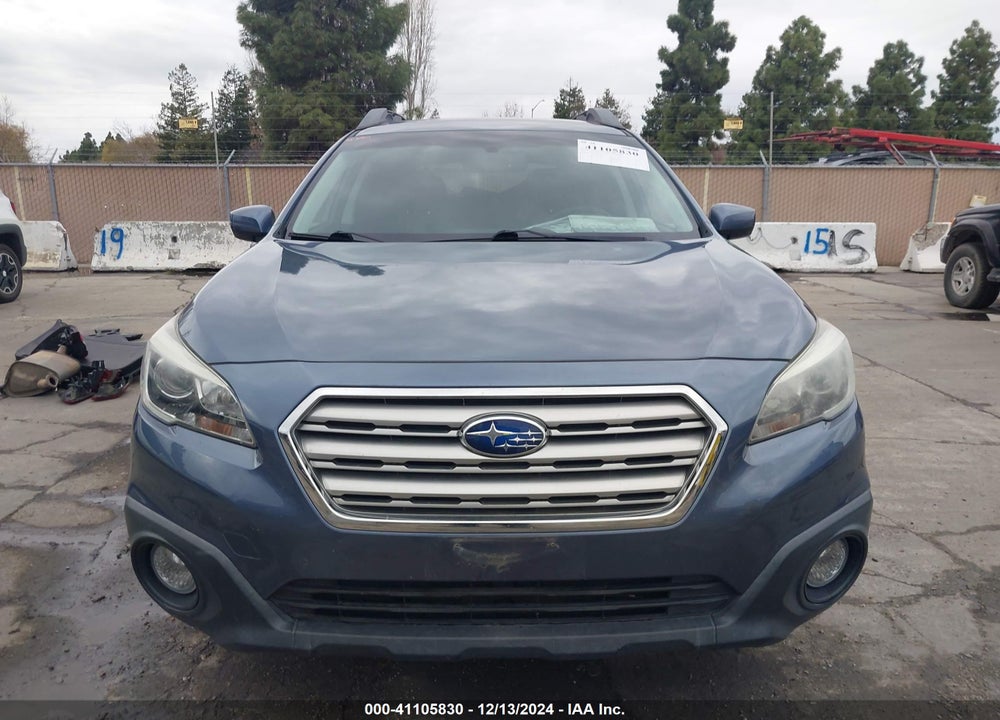 2016 SUBARU OUTBACK 2.5I PREMIUM VIN: 4S4BSACC0G3223092