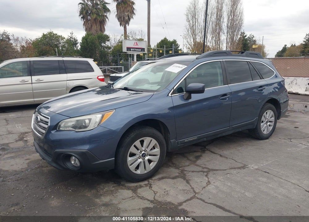 2016 SUBARU OUTBACK 2.5I PREMIUM VIN: 4S4BSACC0G3223092